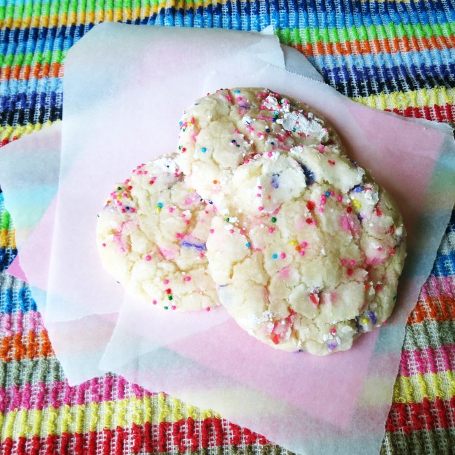 Buttery Birthday Cake Cookies | Rumbly in my Tumbly