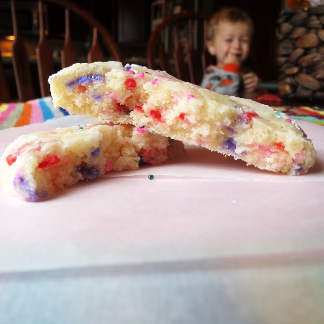 Buttery Birthday Cake Cookies | Rumbly in my Tumbly