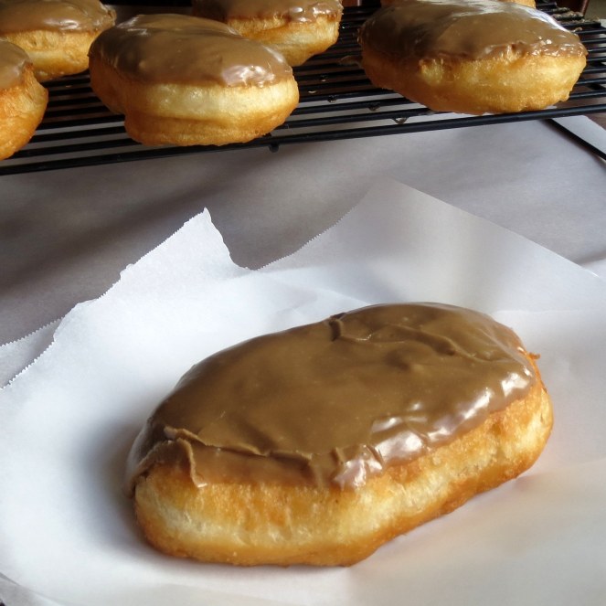 Rumbly in my Tumbly: Homemade maple bars using refrigerated biscuit dough