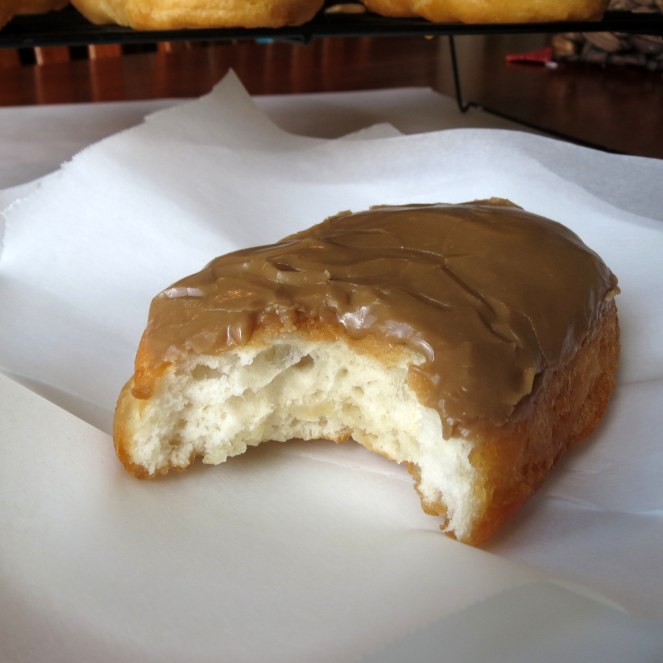 Rumbly in my Tumbly: Homemade maple bars using refrigerated biscuit dough