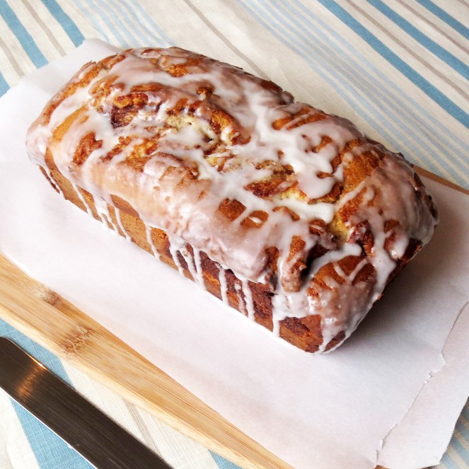 Cinnamon Roll Quick Bread