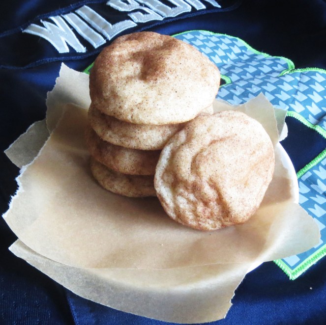 Seahawk-erdoodles (AKA Super Soft Snickerdoodles)