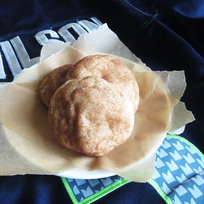 Seahawk-erdoodles (AKA Super Soft Snickerdoodles)