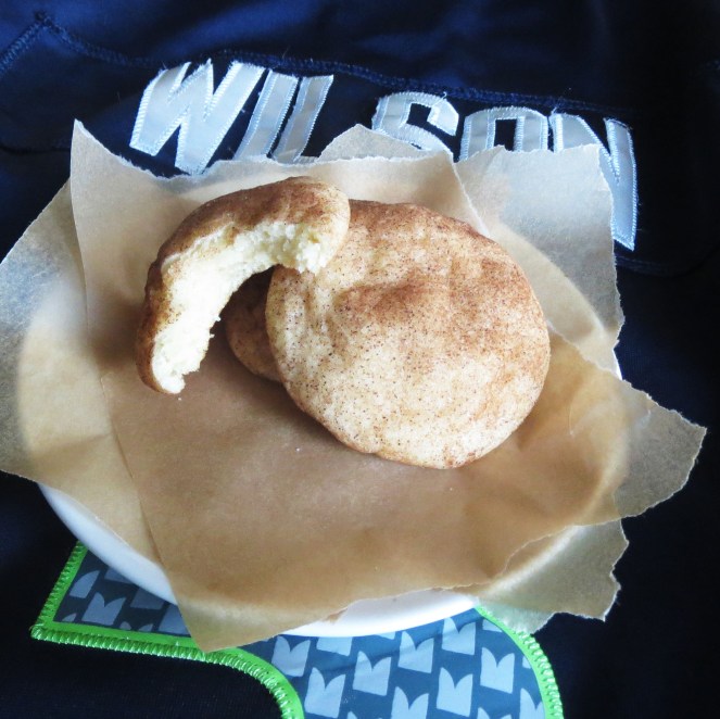 Seahawk-erdoodles (AKA Super Soft Snickerdoodles)