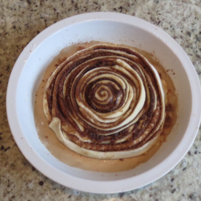 Rumbly in my Tumbly - Cinnamon Roll Pie