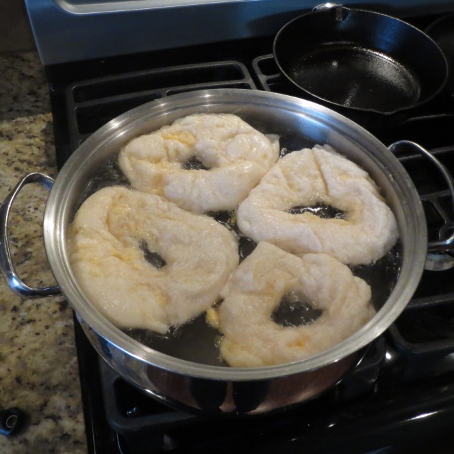 Homemade Cheddar Garlic Bagels by Rumbly in my Tumbly