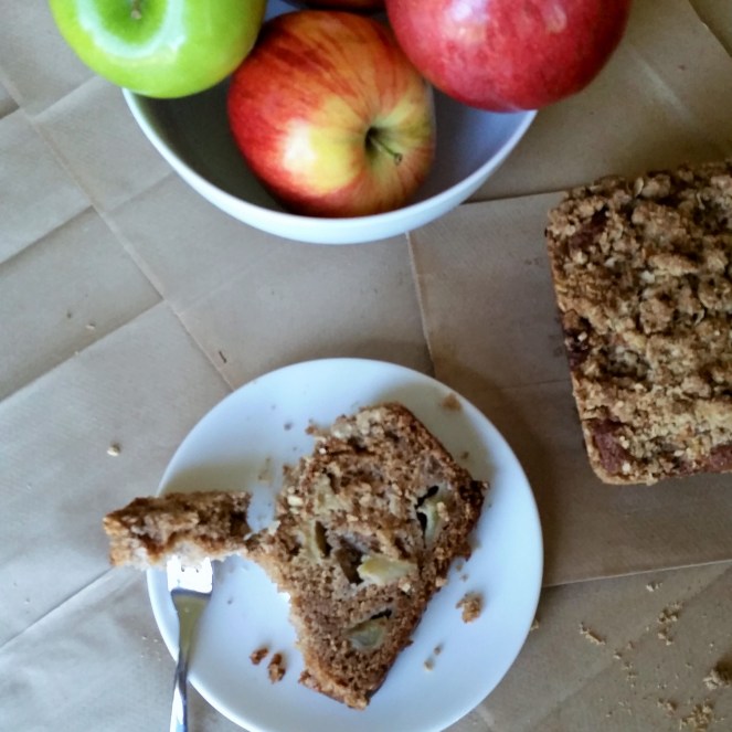 Spiced Applesauce Streusel Bread by Rumbly in my Tumbly