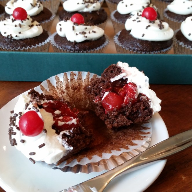 Black Forest Cupcakes by Rumbly in my Tumbly