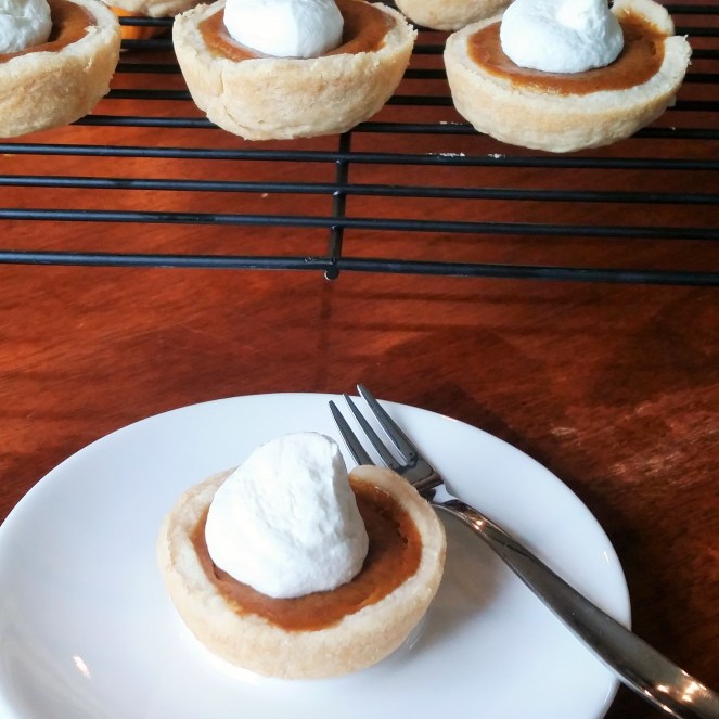 Pumpkin Pies in a Muffin Tin by Rumbly in my Tumbly