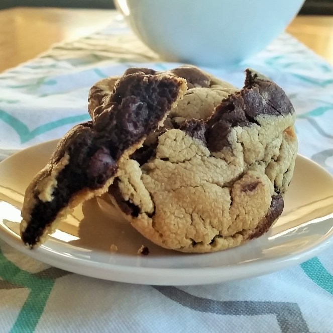 Marbled Double Chocolate Peanut Butter Cookies by Rumbly in my Tumbly.