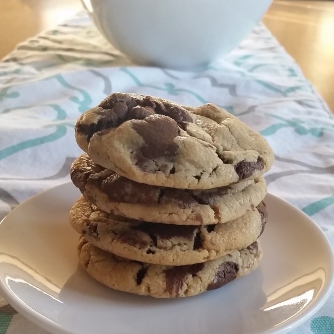 Marbled Double Chocolate Peanut Butter Cookies by Rumbly in my Tumbly.