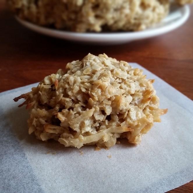 Oatmeal Coconut Cookies (Naturally gluten-free and dairy-free) by Rumbly in my Tumbly
