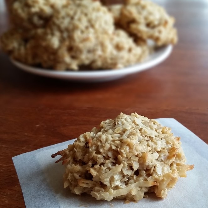 Oatmeal Coconut Cookies (Naturally gluten-free and dairy-free) by Rumbly in my Tumbly