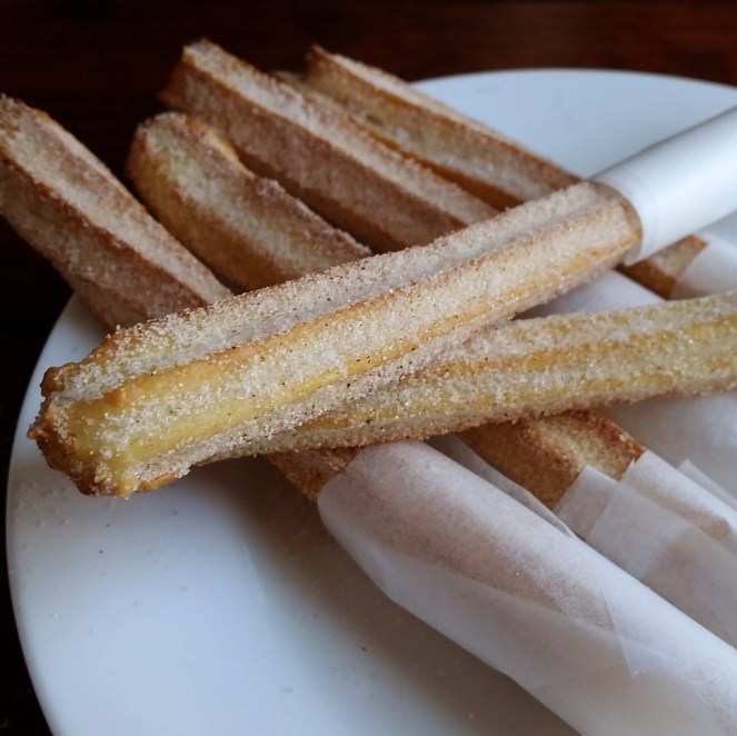 Baked Churros – Same Taste, Less Guilt by Rumbly in my Tumbly