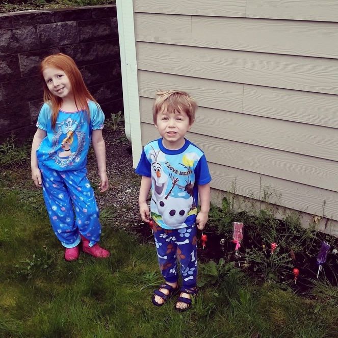 From jelly beans to lollipops- Careful, I found a slug creeping across my dining room table after they harvested their "crops."