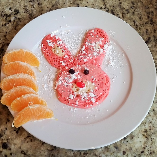Easter Bunny Pancakes. Simple Pleasures. By Rumbly in my Tumbly