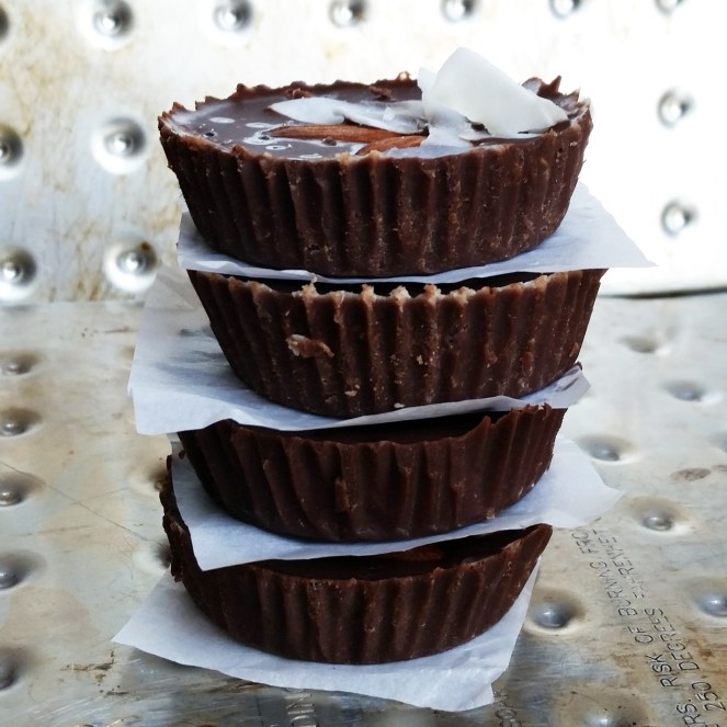 5 Ingredient, 5 Minute Primal Fudge. Paleo, sugar-free, gluten-free, and dairy-free!