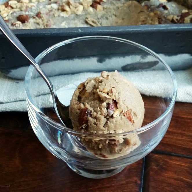 Maple and Salted Almond Ice Cream