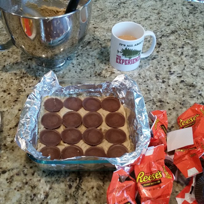 Peanut Butter Cup Blondies