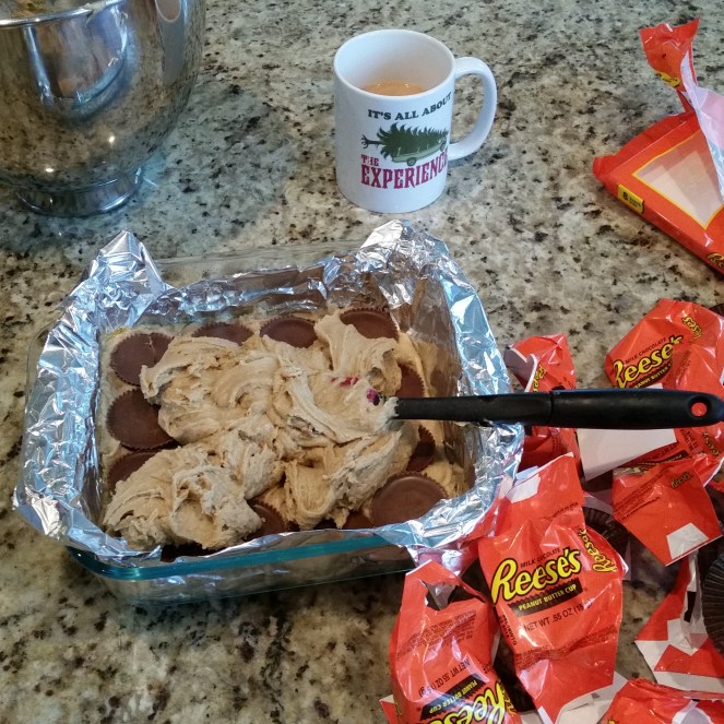 Peanut Butter Cup Blondies