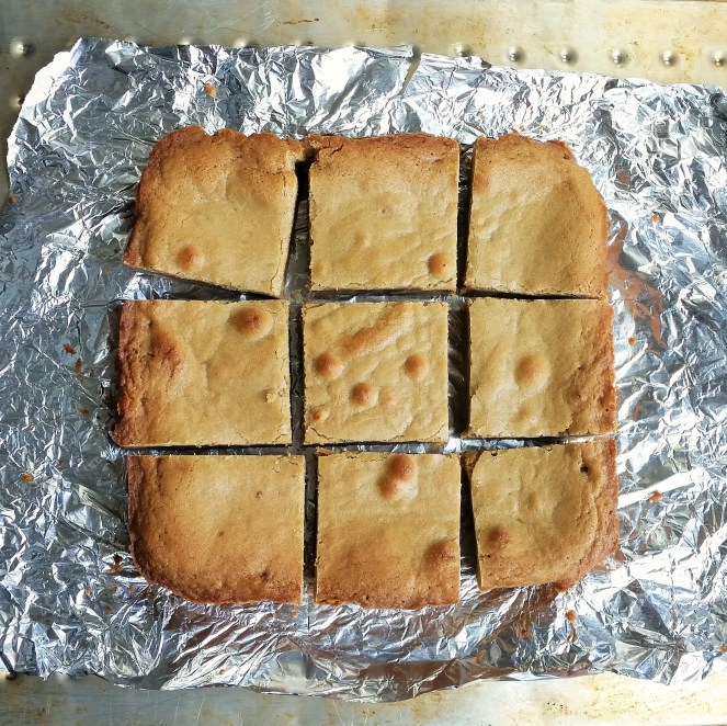 Peanut Butter Cup Blondies