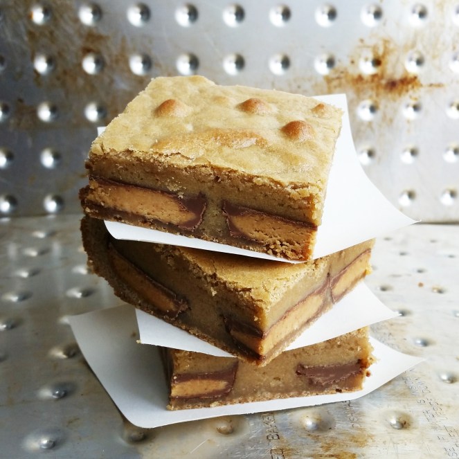 Peanut Butter Cup Blondies