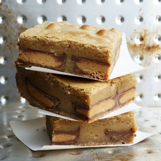 Peanut Butter Cup Blondies