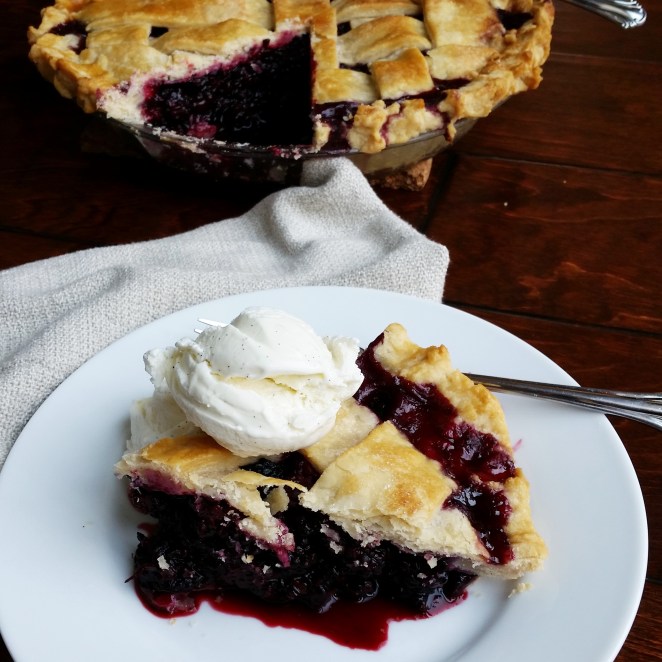 Easy Homemade Blackberry Pie- the best way to use those blackberries!
