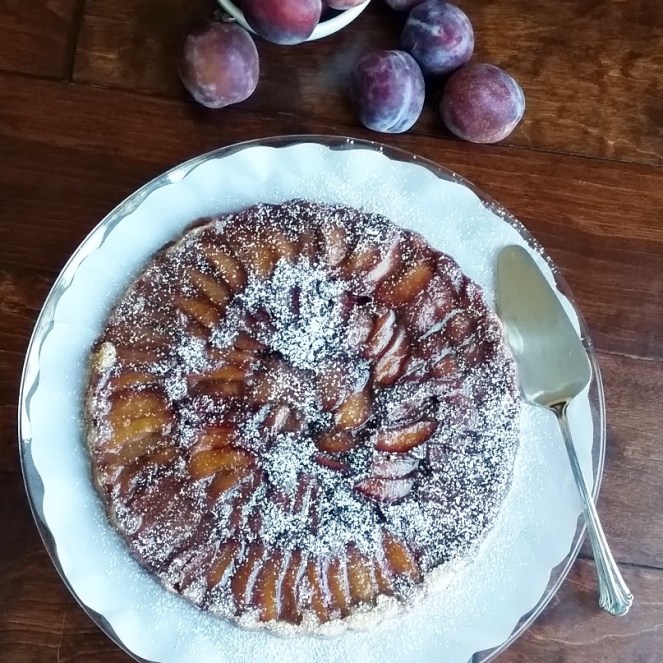 Plum Upside Down Cake