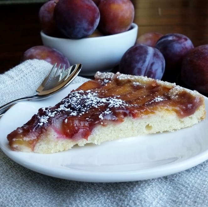 Plum Upside Down Cake