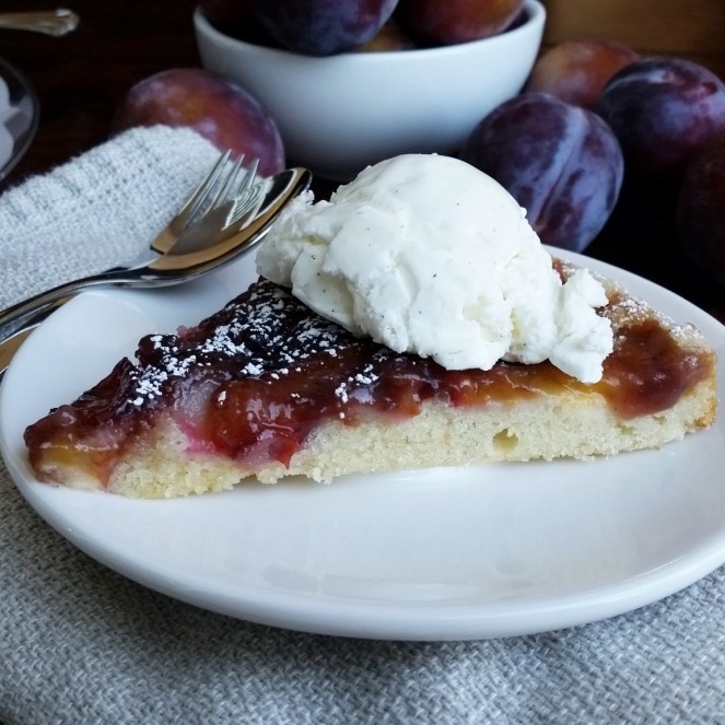 Plum Upside Down Cake