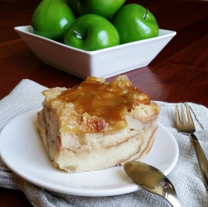 Caramel Apple Bread Pudding by Rumbly in my Tumbly