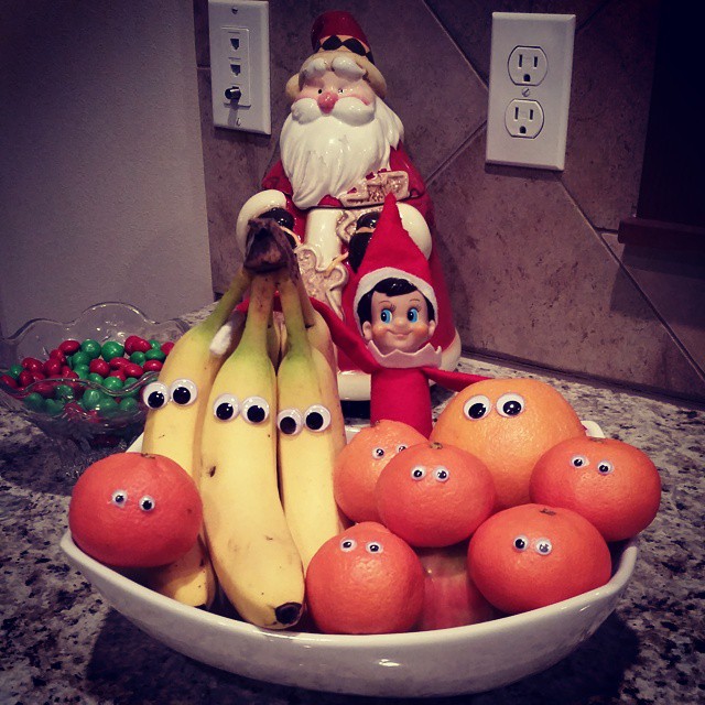 Easiest thing ever. Googly eyes, elmers glue.