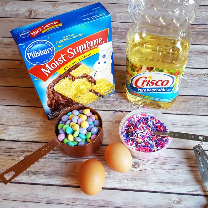  5 ingredient Easter Funfetti Cake Mix Cookies by Rumbly in my Tumbly