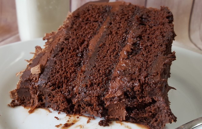 Moist Chocolate Cake by Rumbly in my Tumbly