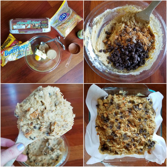 Butterfinger Blondies by Rumbly in my Tumbly