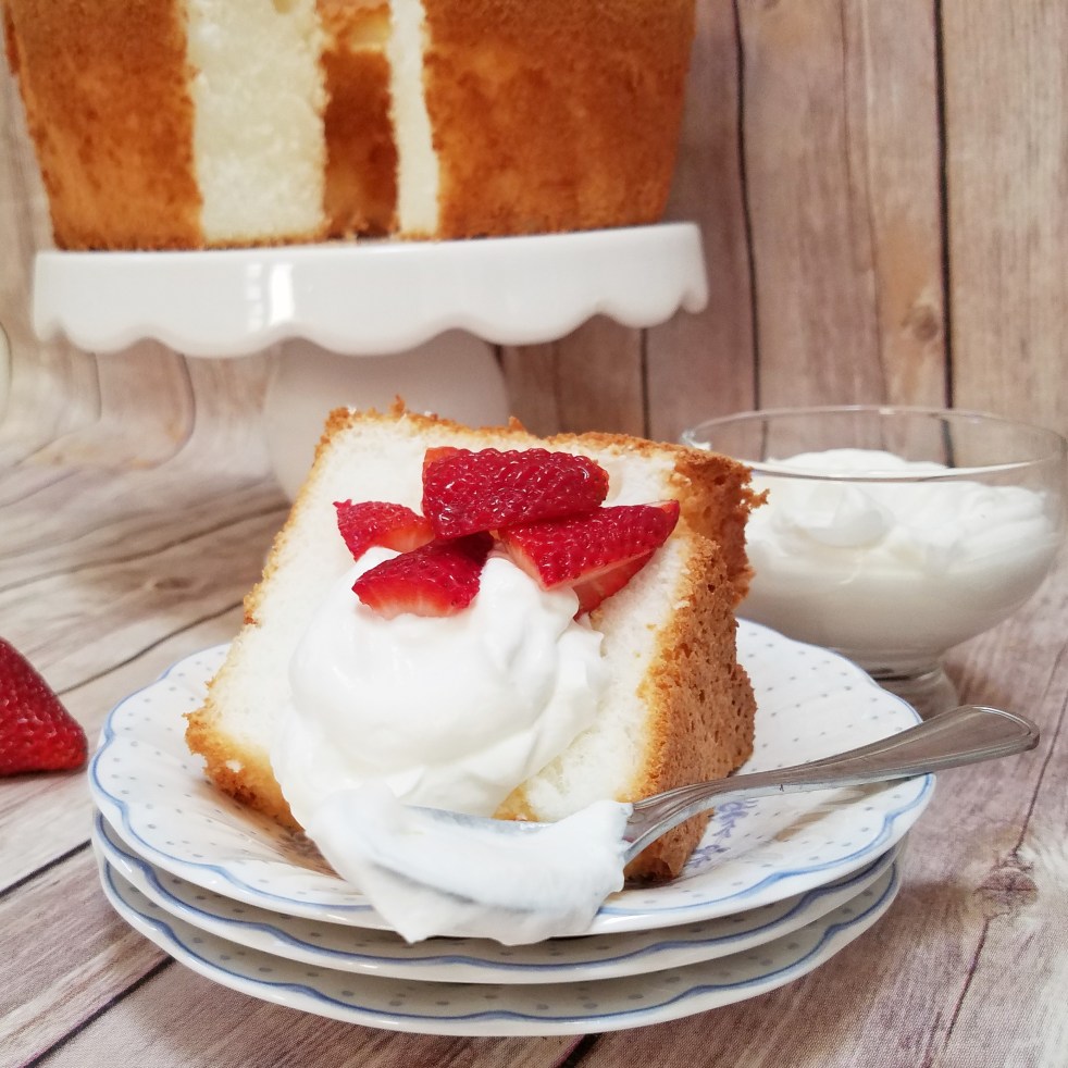 Ina Garten's Angel Food Cake ~ Rumbly in my Tumbly