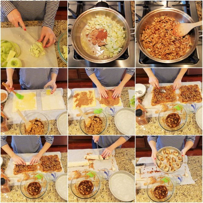 Apple Pie Cinnamon Rolls (using frozen puff pastry) by Rumbly in my Tumbly