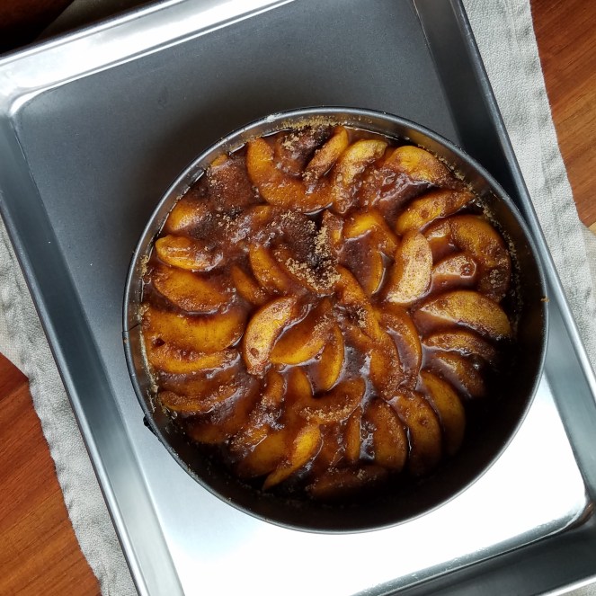 Cinnamon Peach Kuchen by Rumbly in my Tumbly