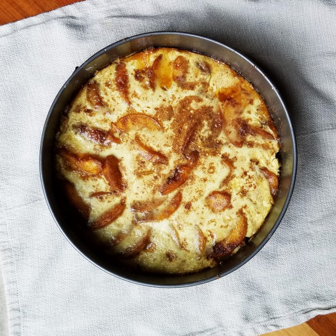 Cinnamon Peach Kuchen by Rumbly in my Tumbly