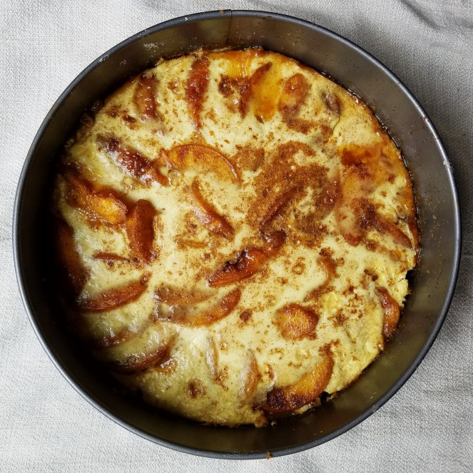 Cinnamon Peach Kuchen by Rumbly in my Tumbly