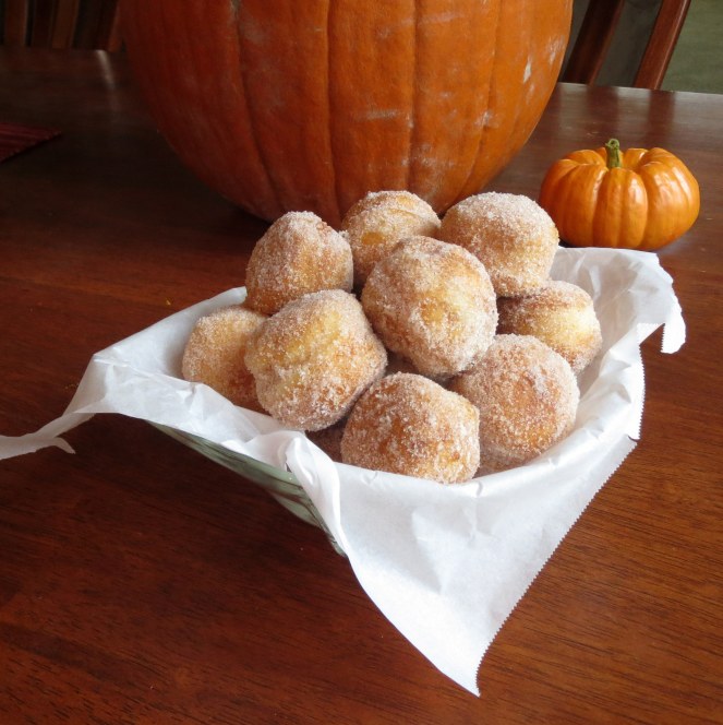 Pumpkin Spice Donut Holes