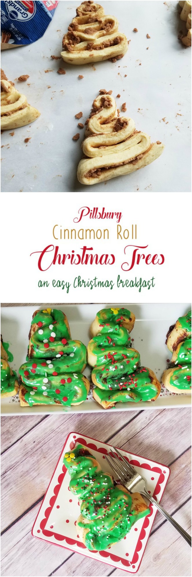 Pillsbury Cinnamon Roll Christmas Trees by Rumbly in my Tumbly