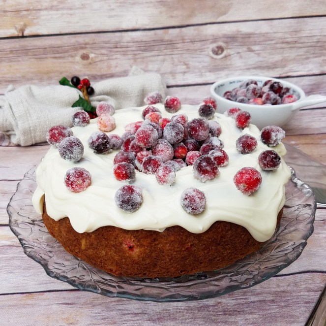 Cranberry White Chocolate Christmas Cake - Rumbly in my Tumbly
