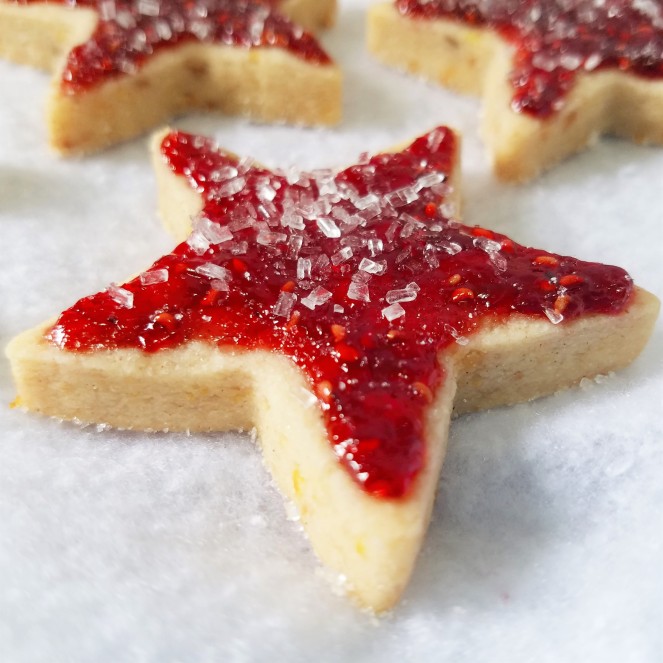Sugar Plum Shortbread Cookies by Rumbly in my Tumbly