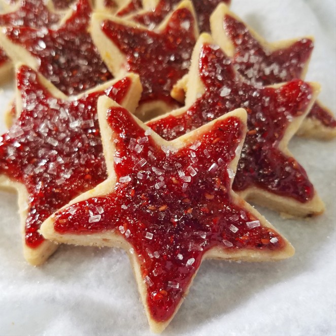 Sugar Plum Shortbread Cookies by Rumbly in my Tumbly