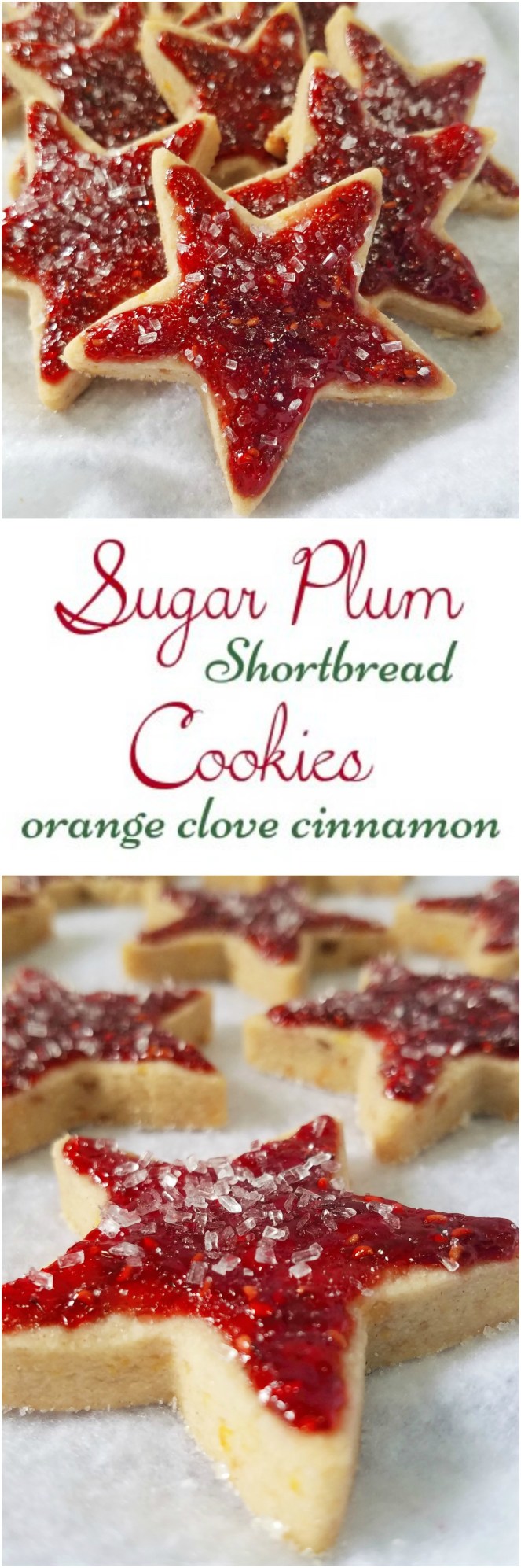 Sugar Plum Shortbread Cookies by Rumbly in my Tumbly