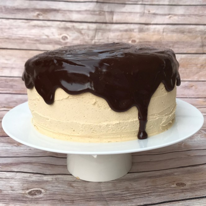 Chocolate Salted Peanut Butter Cake by Rumbly in my Tumbly