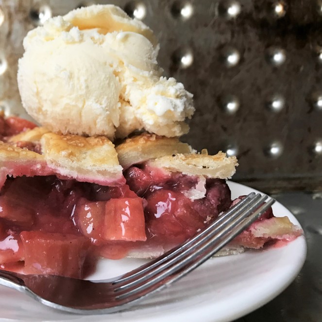 Homemade Strawberry Rhubarb Pie - Rumbly in my Tumbly blog