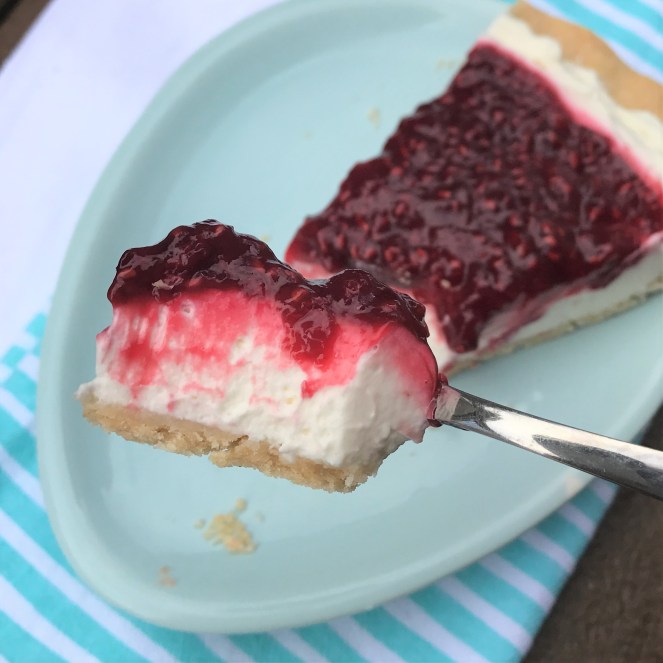 Raspberry Cream Pie